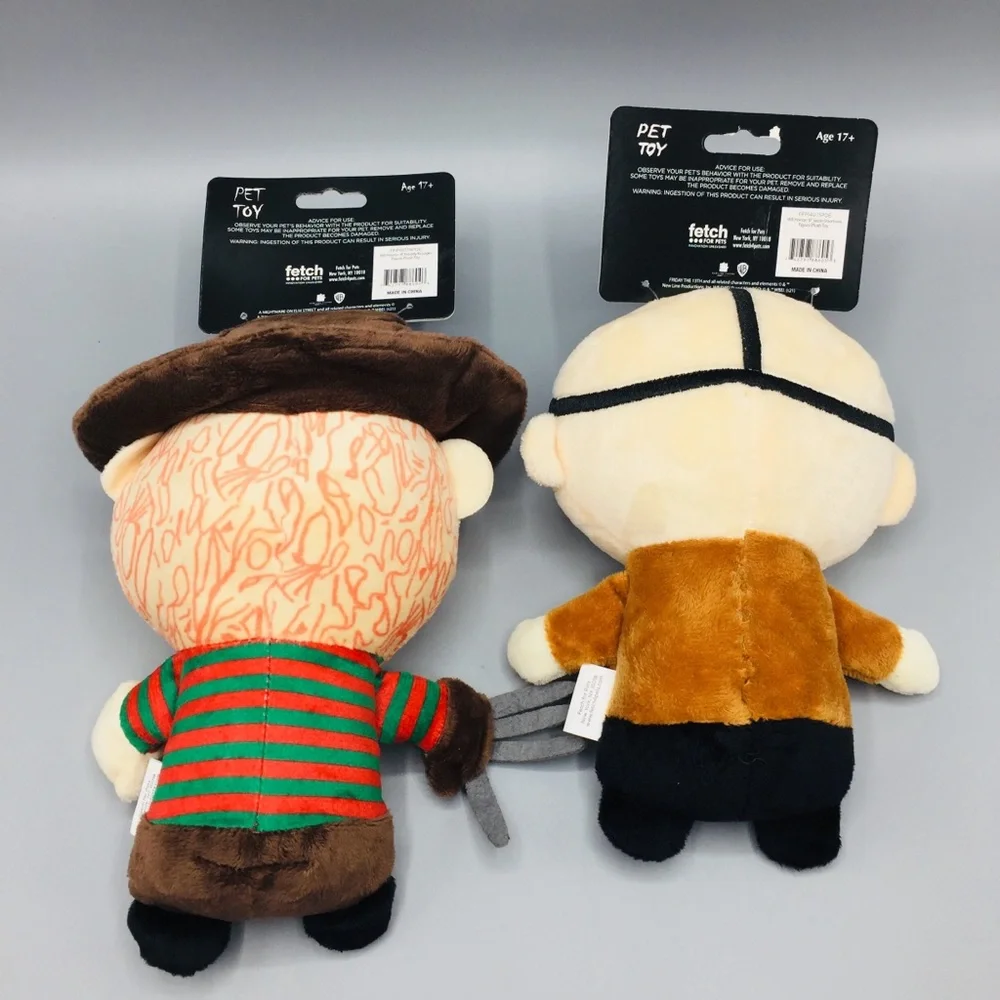 Freddy Krueger & Jason Voorhees Plush Pet Toys